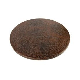 18" Hammered Copper Lazy Susan