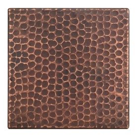 6" x 6" Hammered Copper Tile