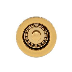 2" Bar Basket Strainer Drain - Polished Brass