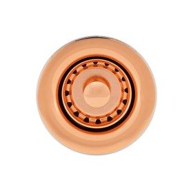 2" Bar Basket Strainer Drain - Polished Copper