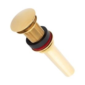 1.5" Non-Overflow Pop-up Bathroom Sink Drain - Polished Brass