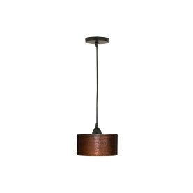 Hammered Copper 8" Round Cylinder Pendant Light