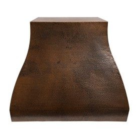 Custom 30" Hand Hammered Copper Campana Range Hood