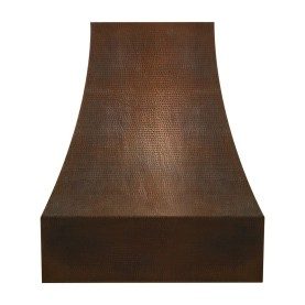 Custom 30" Hammered Copper Correa Range Hood