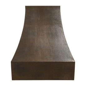 Custom 30" Hammered Copper Correa Style Range Hood without Straps