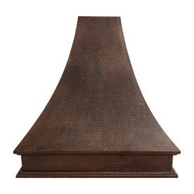 Custom 39" Hammered Copper Range Hood