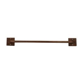 24" Hammered Copper Towel Bar