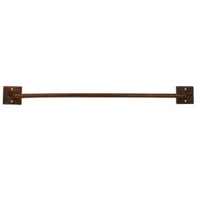 30" Hammered Copper Towel Bar