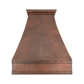 Custom 41" Hand Hammered Copper Range Hood