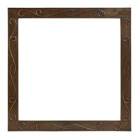 Custom 48” x 48” Mirror Frame with Scroll Design