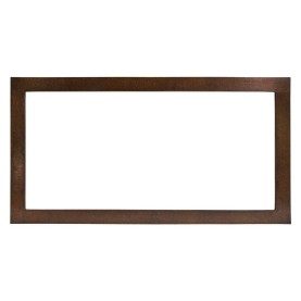 Custom 76" Hammered Copper Rectangle Mirror Frame