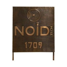 Custom Hammered Copper Company Logo Sign