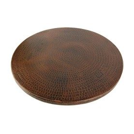 20" Hammered Copper Lazy Susan