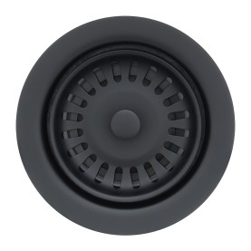 3.5" Deluxe Garbage Disposal Drain w/ Basket - Matte Black