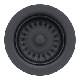 3.5" Kitchen, Prep, Bar Basket Strainer Drain - Matte Black